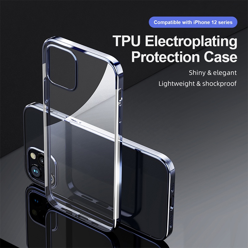 For iPhone 12 Pro Max Case Cover, Drop Proof, Anti-Scratch, Dust-Proof, Clear Bumper Full Body Protection Defender Armor Case(Black)