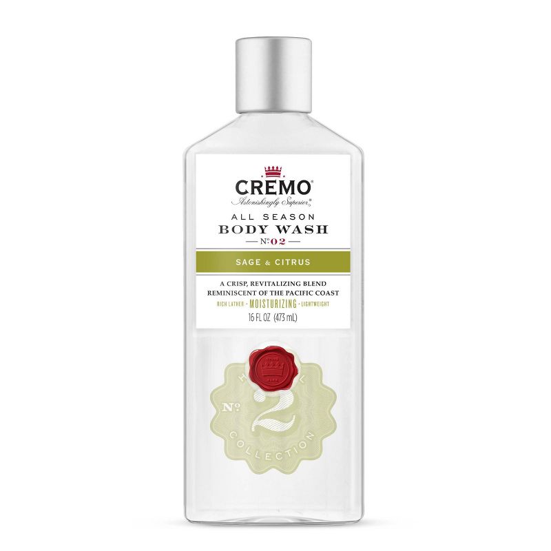 Cremo Sage & Citrus Body Wash - 16 fl oz