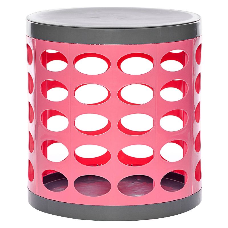 GitaDini Ottoman Storage Stool Gray