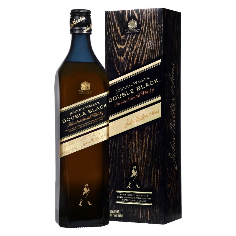 Johnnie Walker Double Black Blended Scotch Whisky - 750ml Bottle