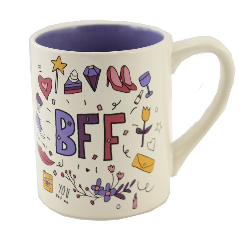 Tabletop 4.0" Bff Mug Friendship Best Friends Enesco  -  Drinkware