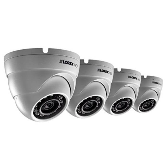 hd 1080p weatherproof ir dome security cameras 4 pack