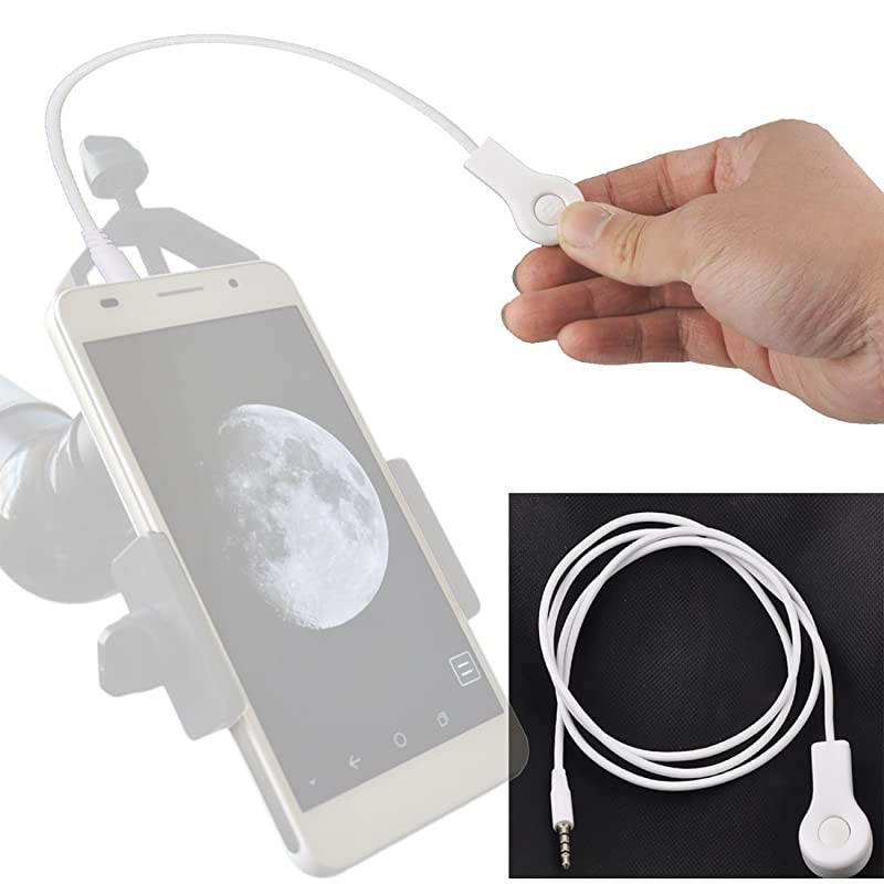 Camera Shutter Wire Control for Smartphones and Smartphones Adapter Mount Such as Universal Cell Phone Adapter Mount Remove Vibration Get Better Photos