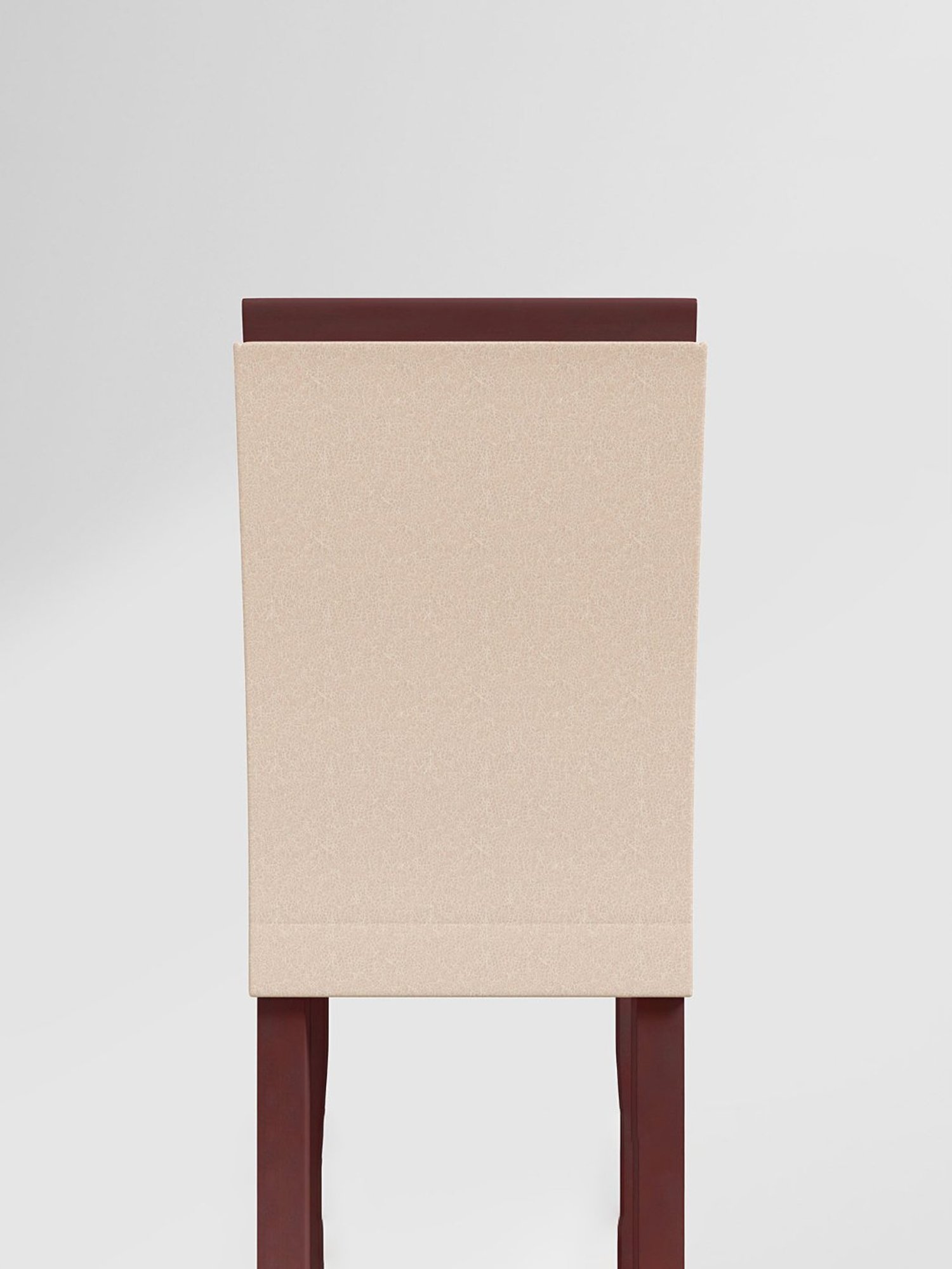 Durian Elanor Modern Brown & Beige Premium Leatherette Dining Chair