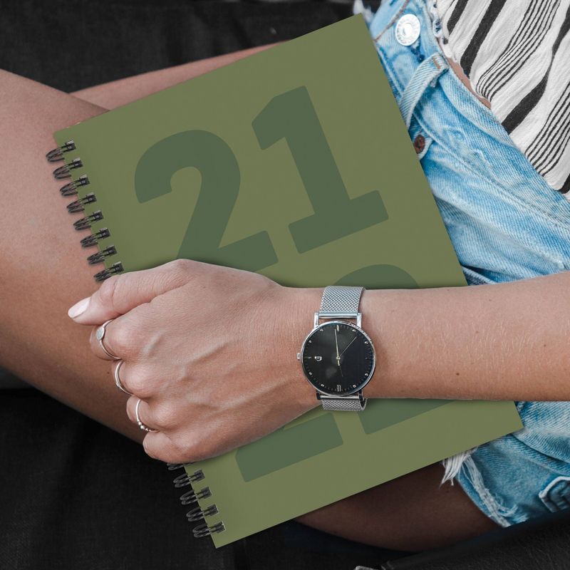 Undated Teacher Planner 8.5" x 11" Large Weekly Lesson Plan Book Botanical Floral - TF Publishing