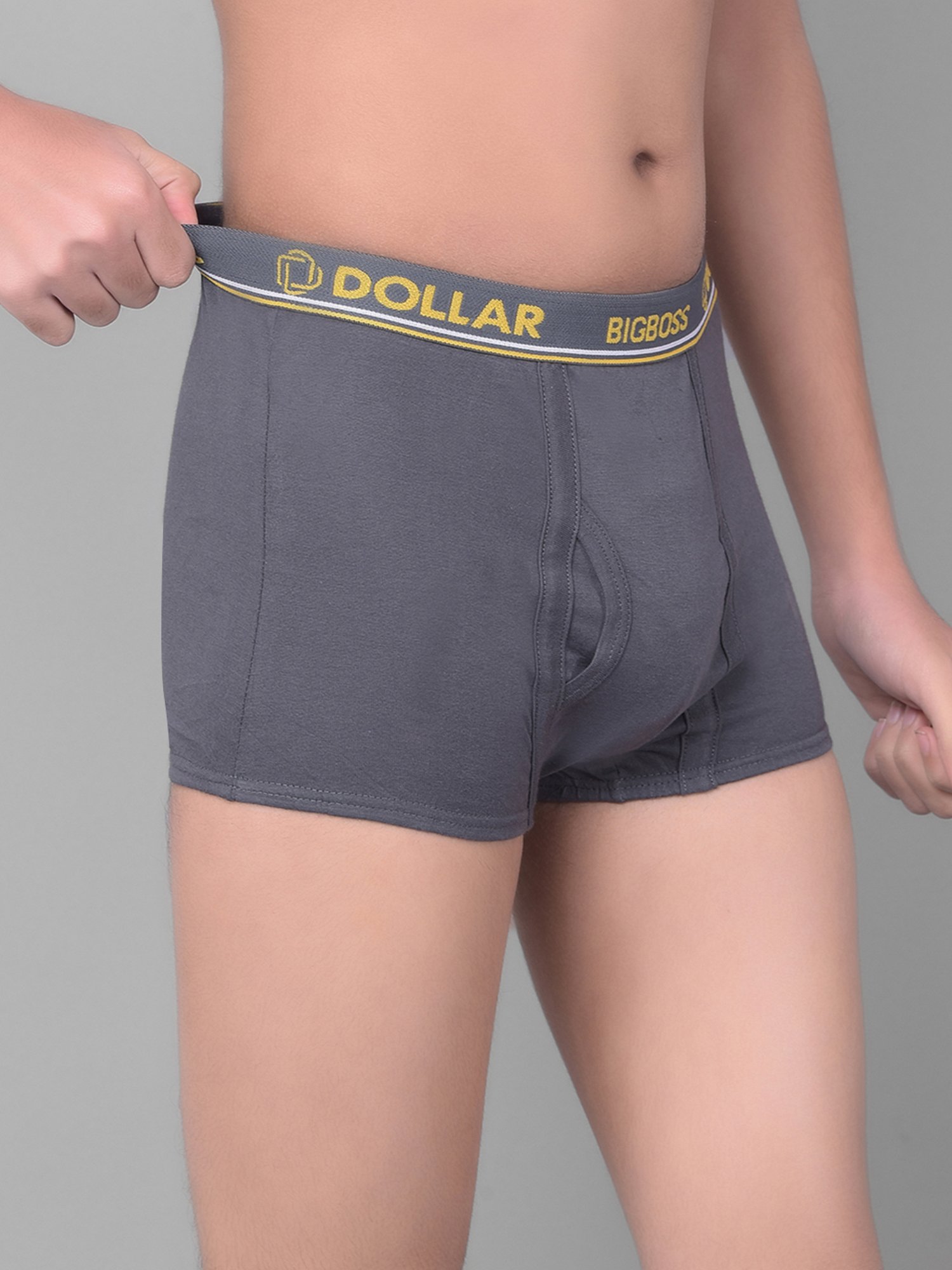 HOP Kids by Westside Yellow Printed Cotton Briefs - Pack of 5