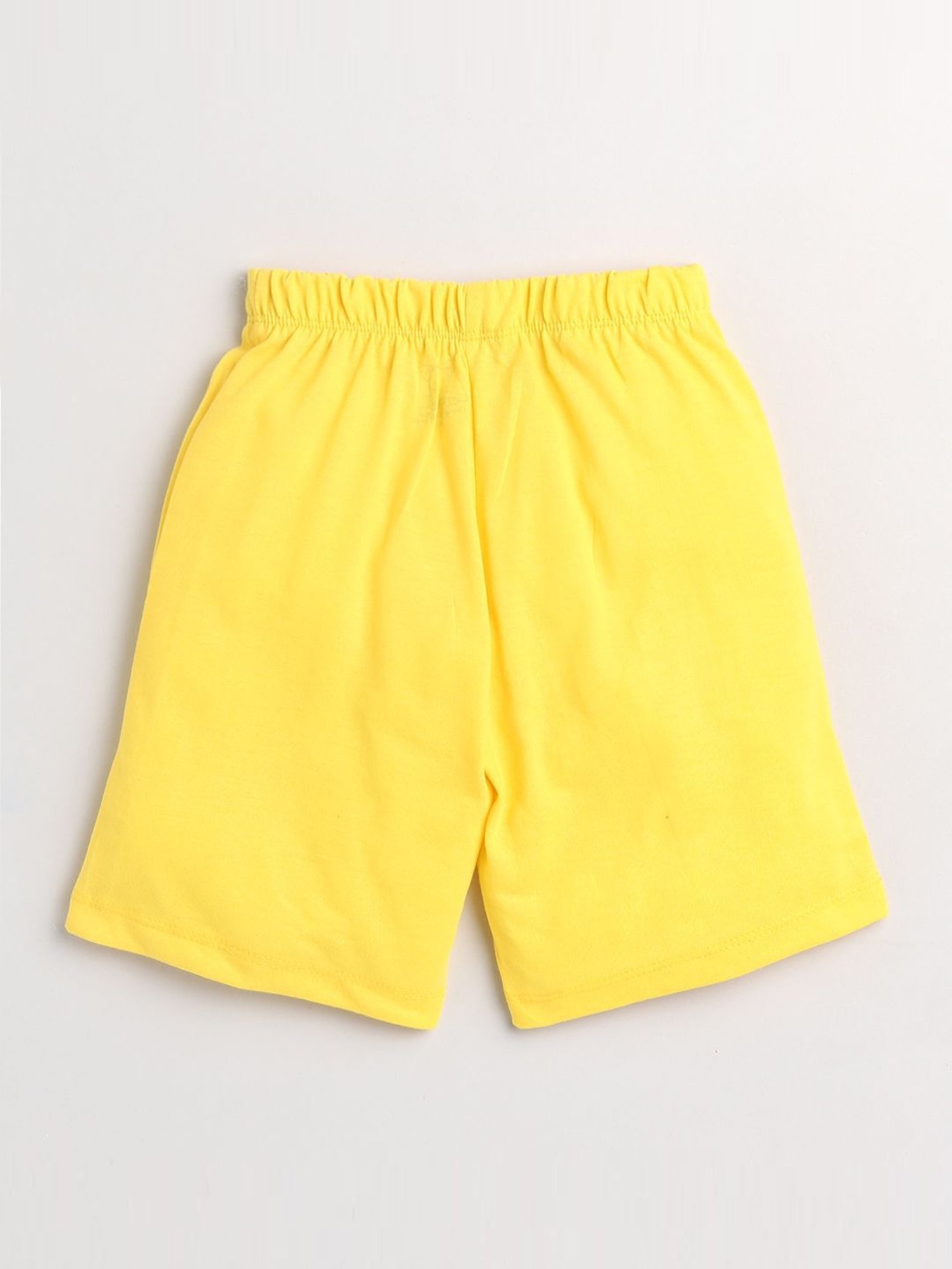 Lazy Shark Kids Brown Printed T-Shirt & Shorts