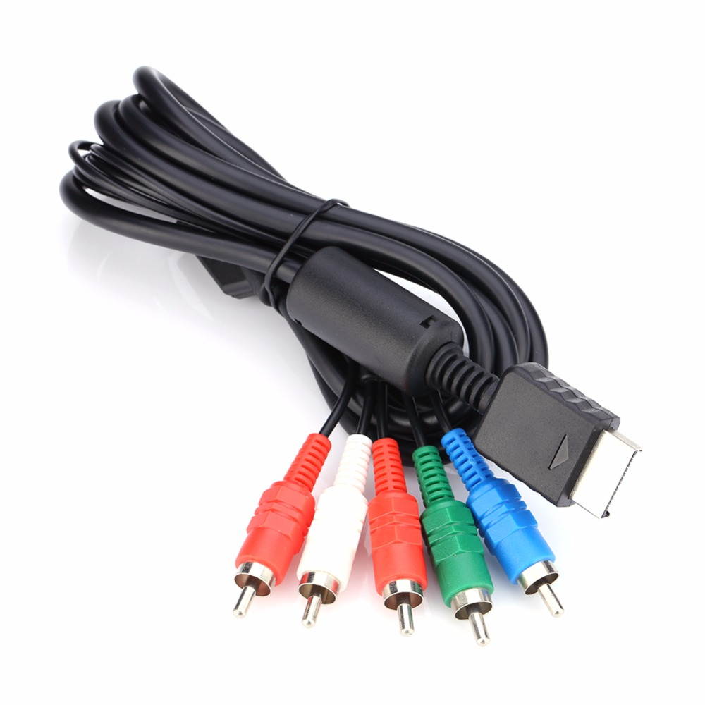 AV Multi Out to Component Video/Audio Cable Cord For Sony Playstation PS2 PS3 Male to Male