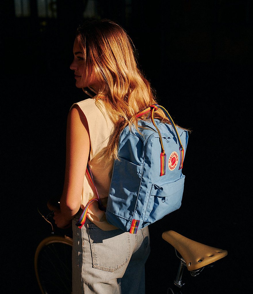 Fjallraven Kanken Rainbow Handle Backpack