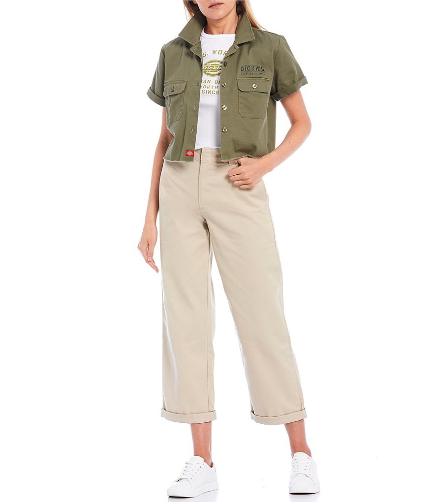 Angie High Rise Stripe Cargo Jogger Pants