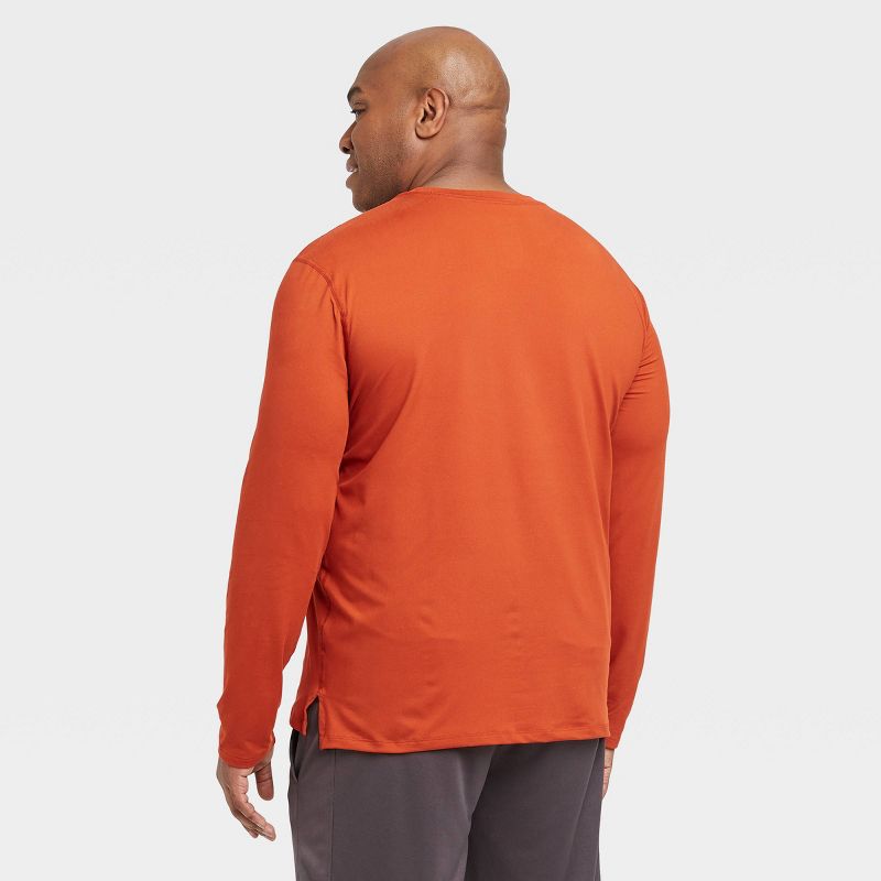 Men's Long Sleeve Performance T-Shirt - All in Motion™ Orange XXL