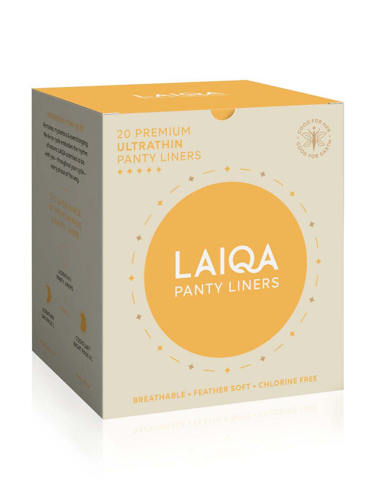 LAIQA Panty Liners (Pack of 3) XS - 60 Panty Liners