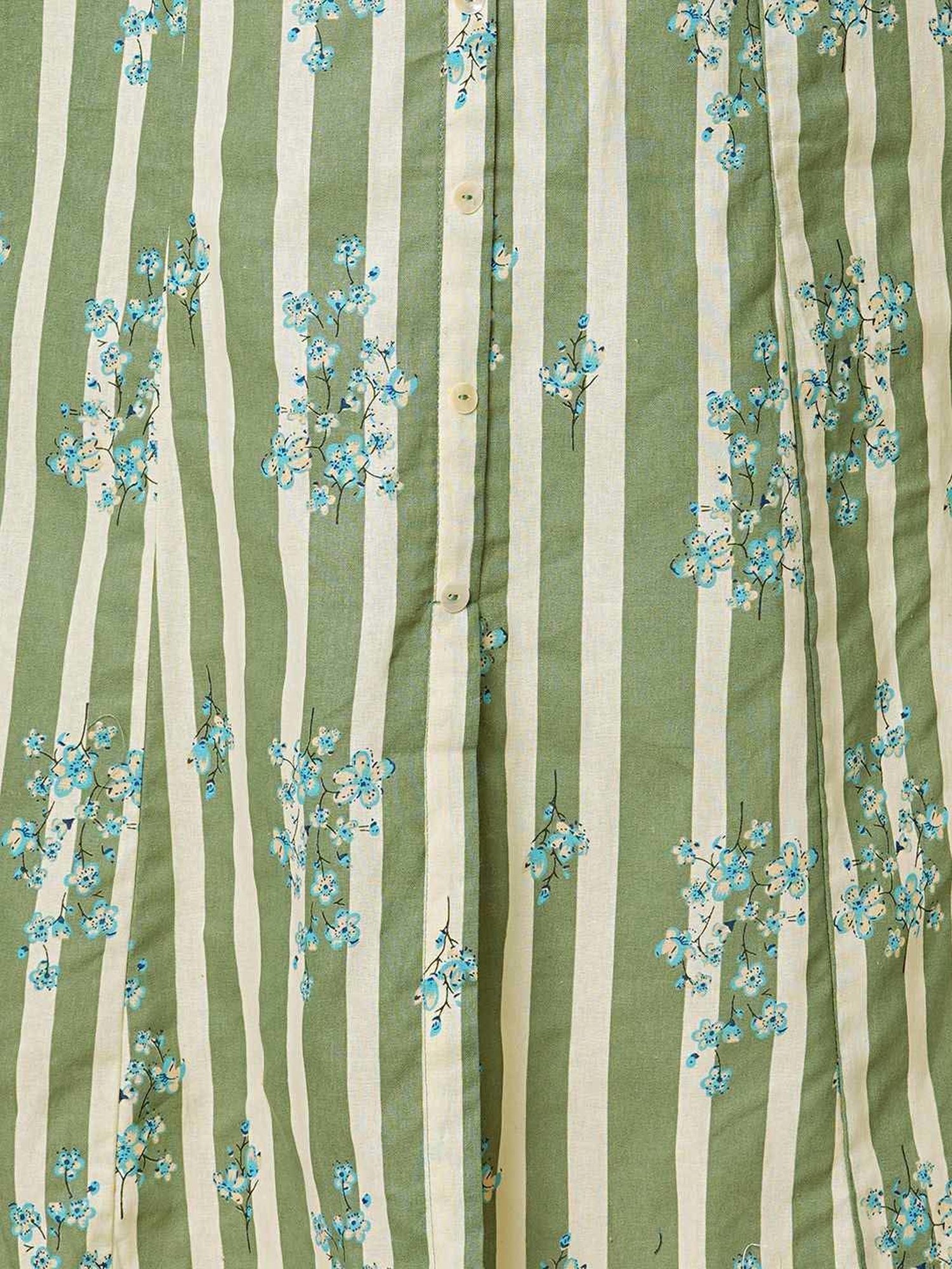 Saffron Threads Black Printed Straight Kurta