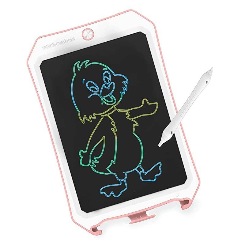 Writing Board for Child Drawing Toys Doodle Board Toys for Kids,Birthday Gift for 4-5 Years Old Kids,Color LCD Writing Tablet with Stylus Smart Paper for Drawing Writer(Pink-w-c)