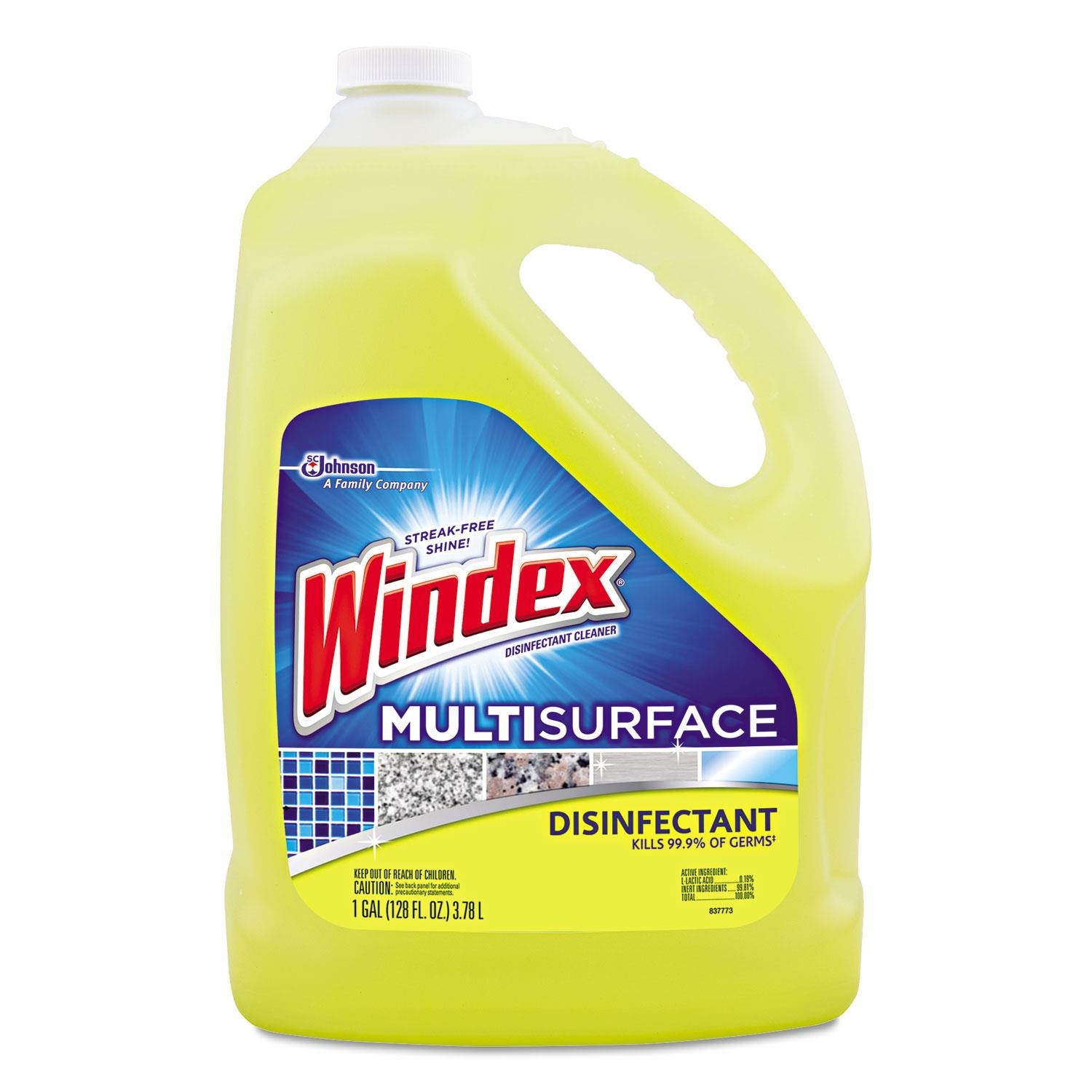 Glass and Multi-Surf Cleaner,1 gal.,PK4 WINDEX 682265