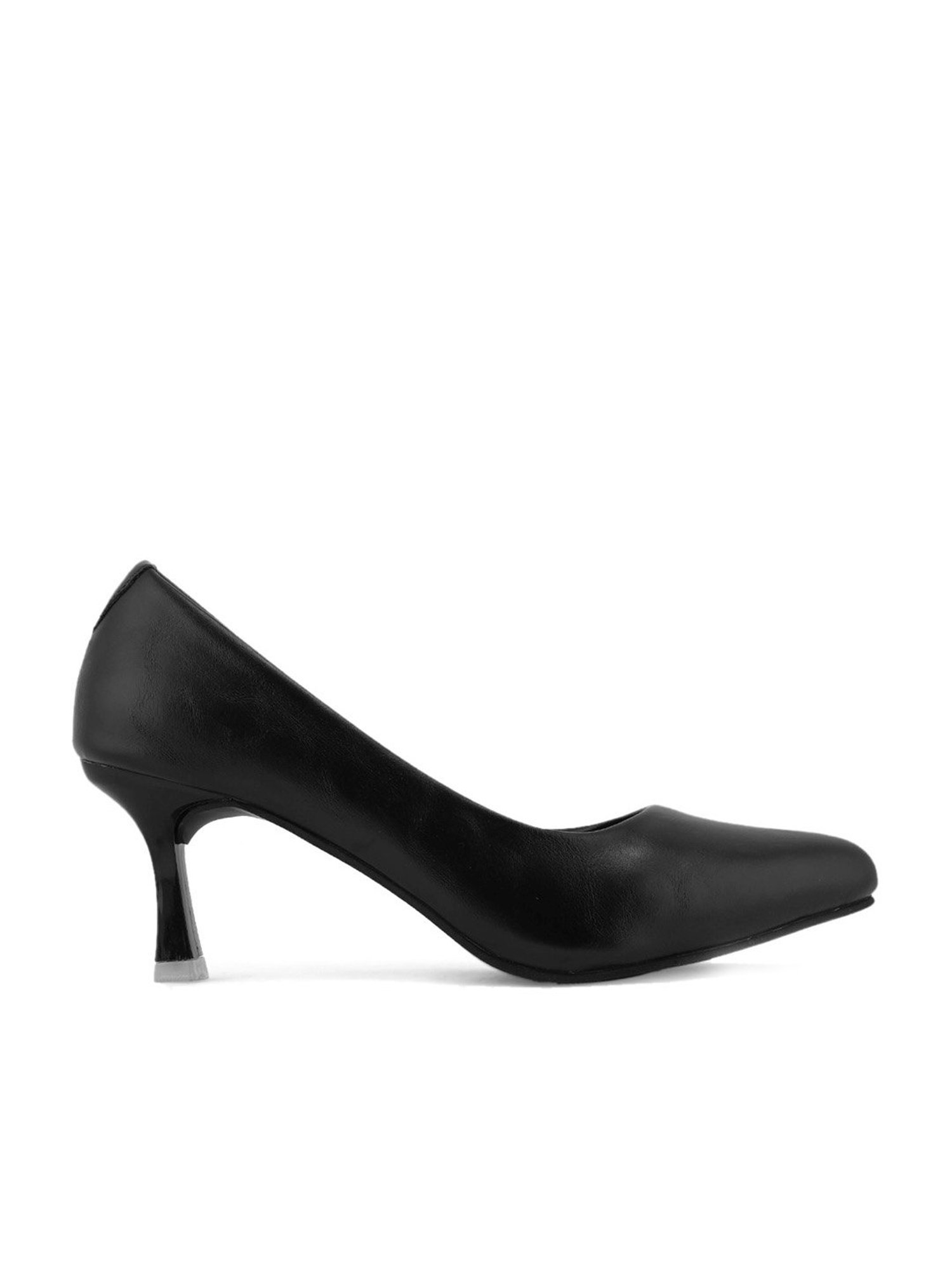 Elle Women's Black Stiletto Pumps
