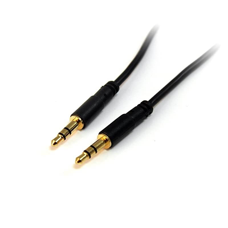 com 15 ft 46 m 35mm Audio Cable 35mm Slim Audio Cable Gold Plated Connectors MaleMale Aux Cable MU15MMS