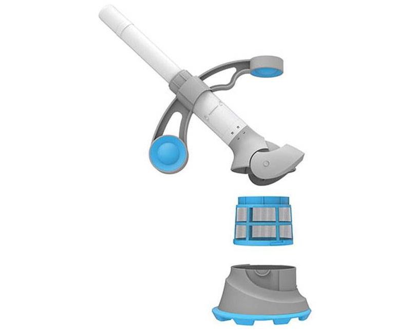 Kokido AC11CBX Krill Automatic Pool Vacuum Cleaner for Above Ground Pools, Gray