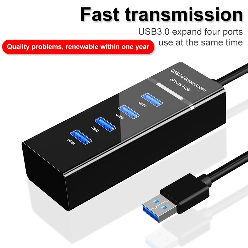 USB 3.0 HUB Type C Power Supply HUB 4 Port USB Adapter For PC Laptop Computer Accessories