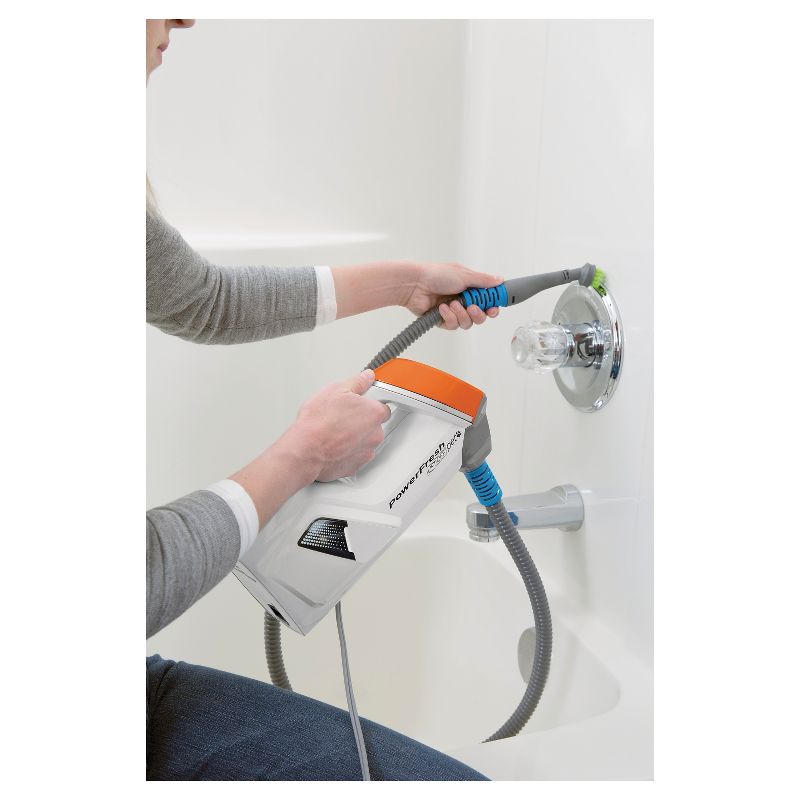 BISSELL PowerFresh Lift Off Pet Steam Mop - Brite White/Samba Orange 1544A