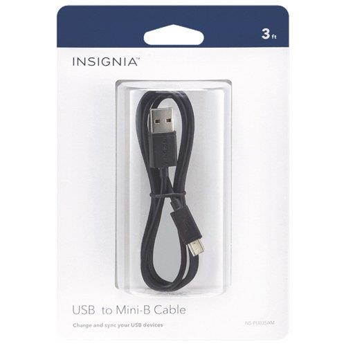 Insignia (3 ft.) USB 2.0 To Mini-B Cable (NS-PU035AM-C)