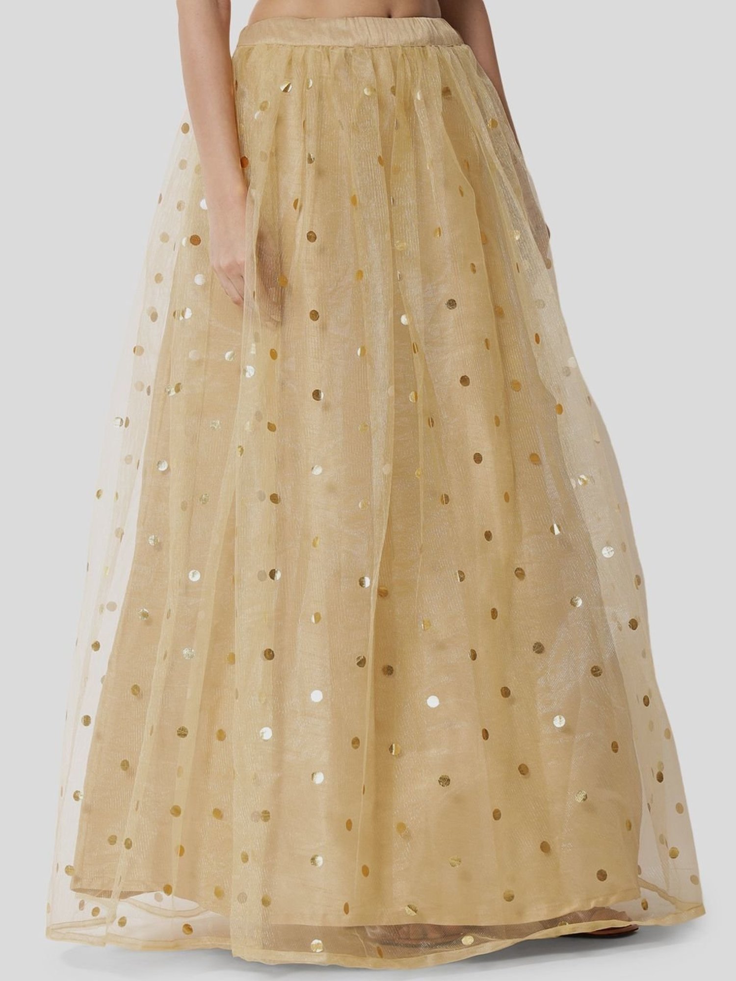 Studiorasa Beige Polka Dots Skirt