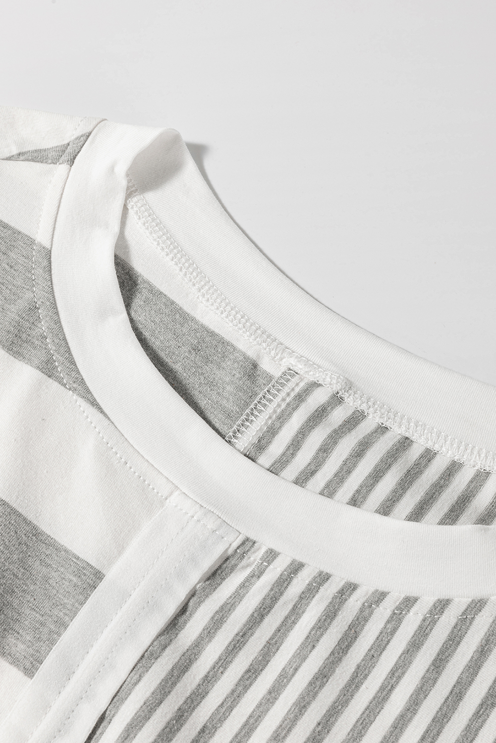 Skobeloff Textured Ruffle Split Top and Drawstring Shorts Set