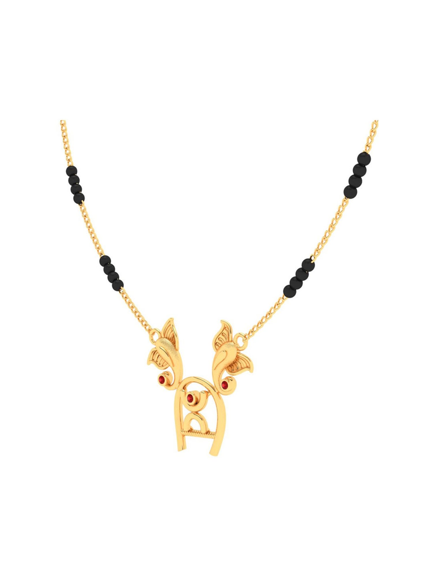 P.C. Chandra Jewellers 22k Yellow Gold Dazzling Mangalsutra Necklace