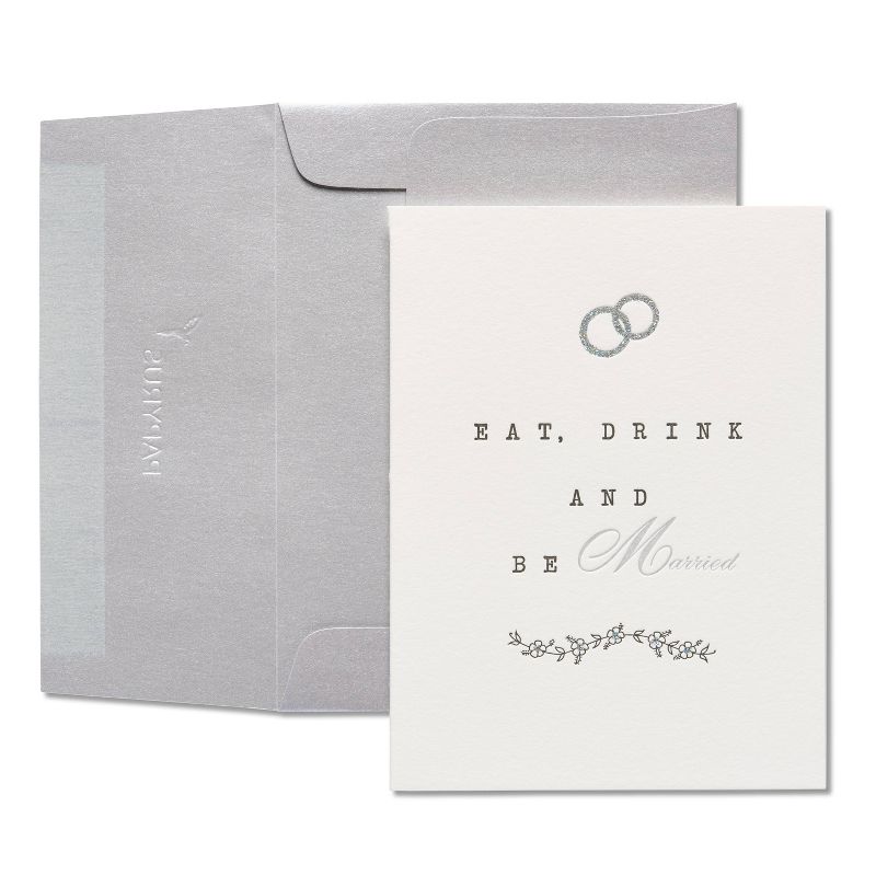Eat Drink and Be Married Card - PAPYRUS