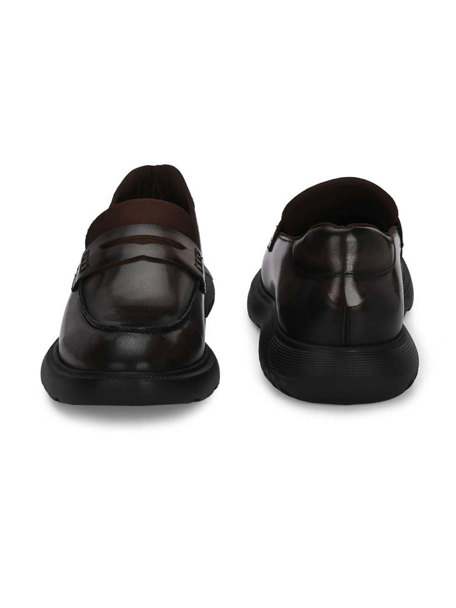 Hitz Men's Brown Formal Loafers