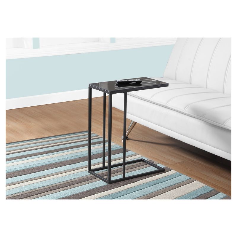 Accent Table with Mirror Top - Black - EveryRoom