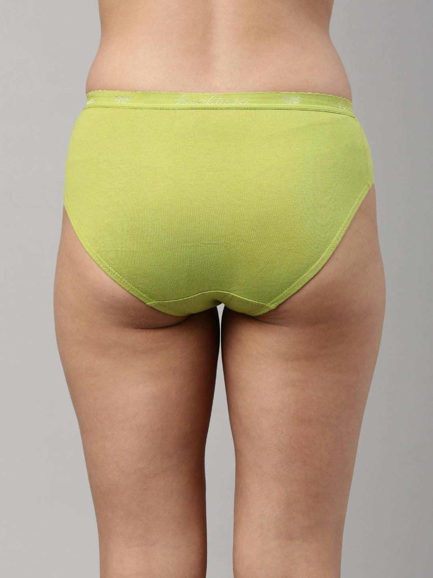 FEELINGS Blue & Pink Cotton Plain Hipster Panties - Pack of 3