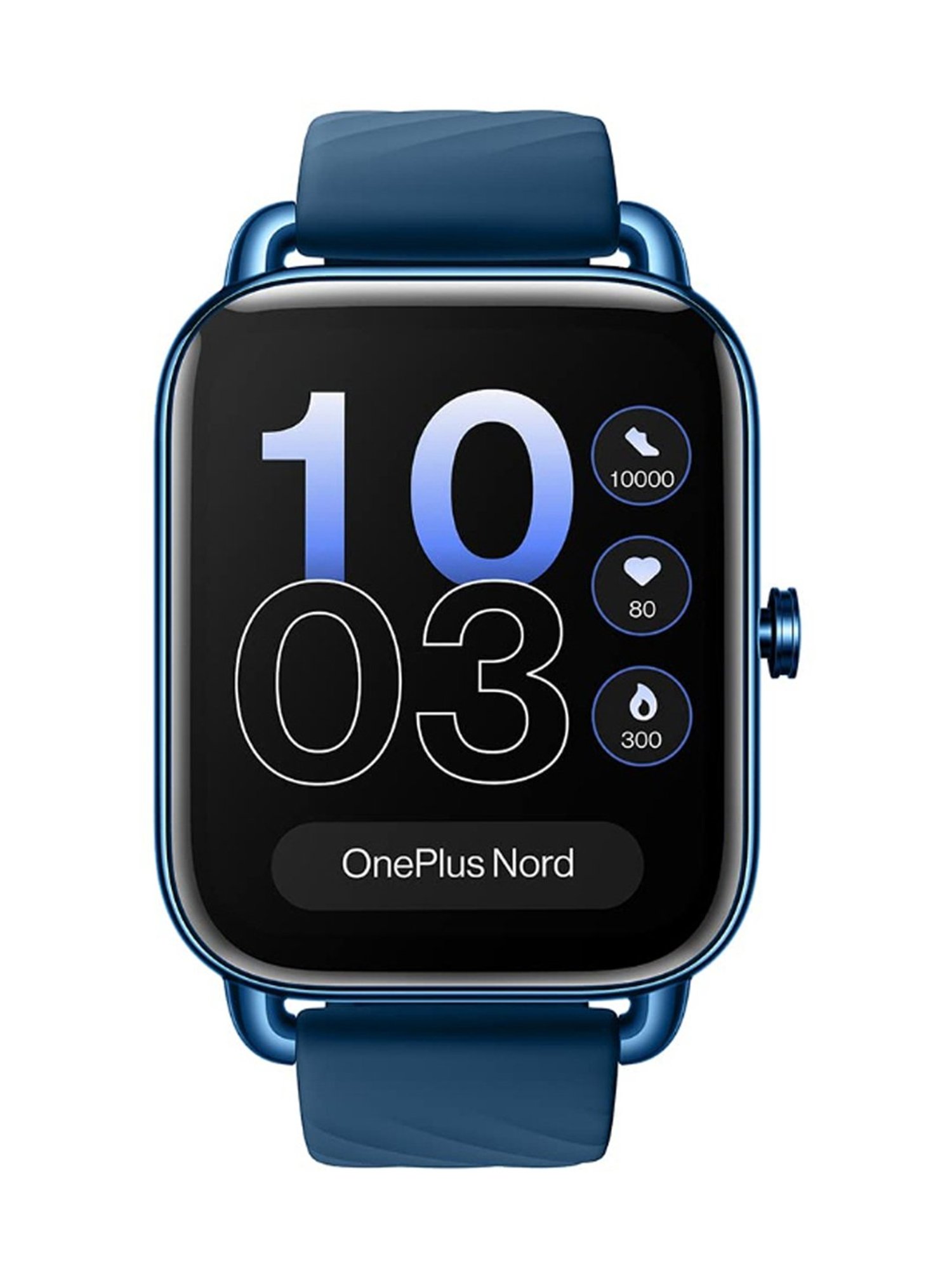 OnePlus Nord Watch with 1.78 inch AMOLED Display & Multiple Watch Faces Smatwatch (Deep Blue)