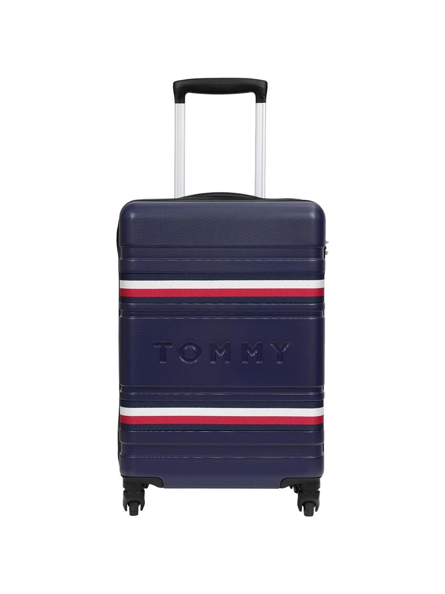 TOMMY HILFIGER Berlin Navy 4 Wheels Small Hard Cabin Trolley Bag