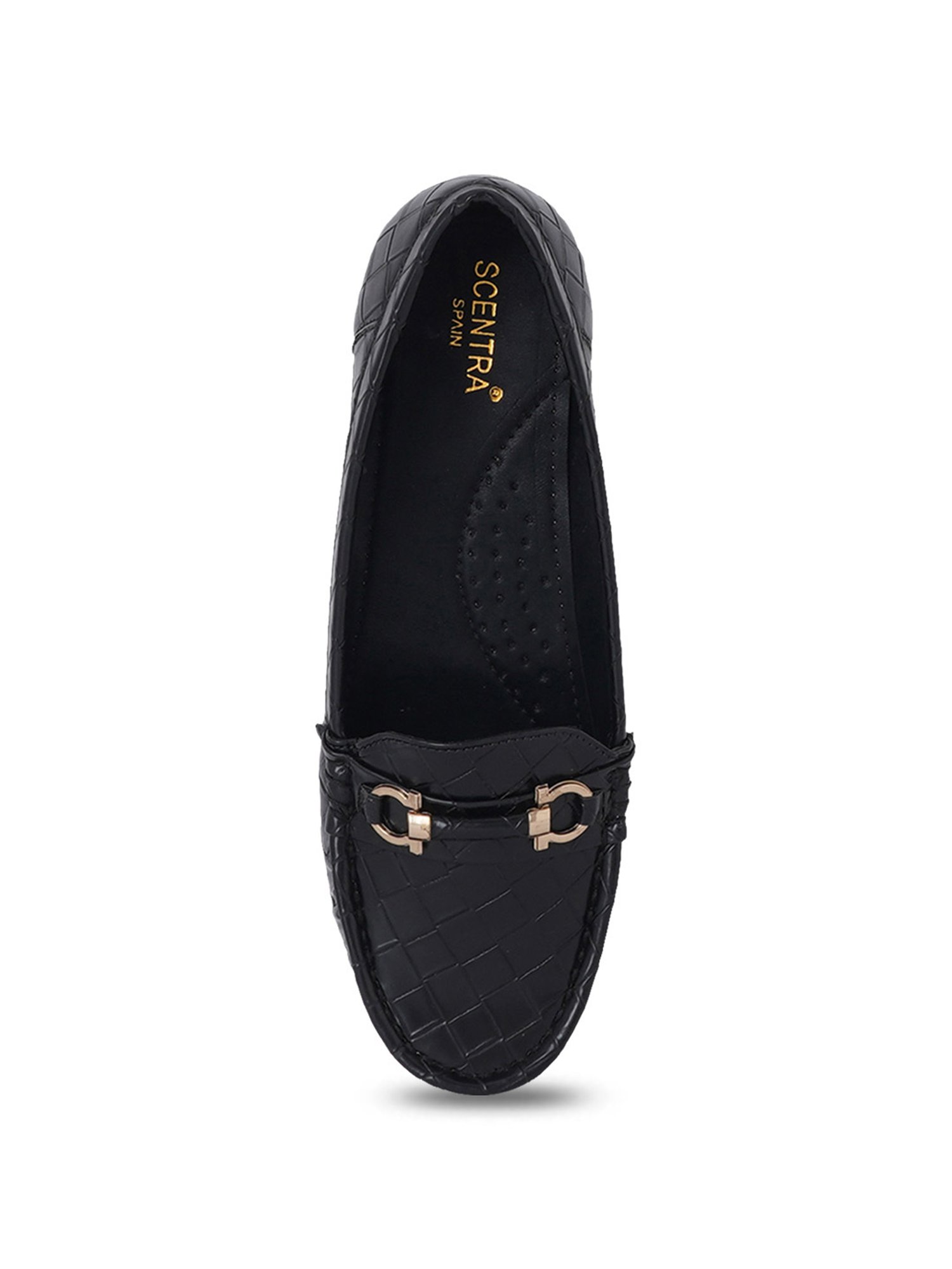 Scentra Women's Black Casual Loafers