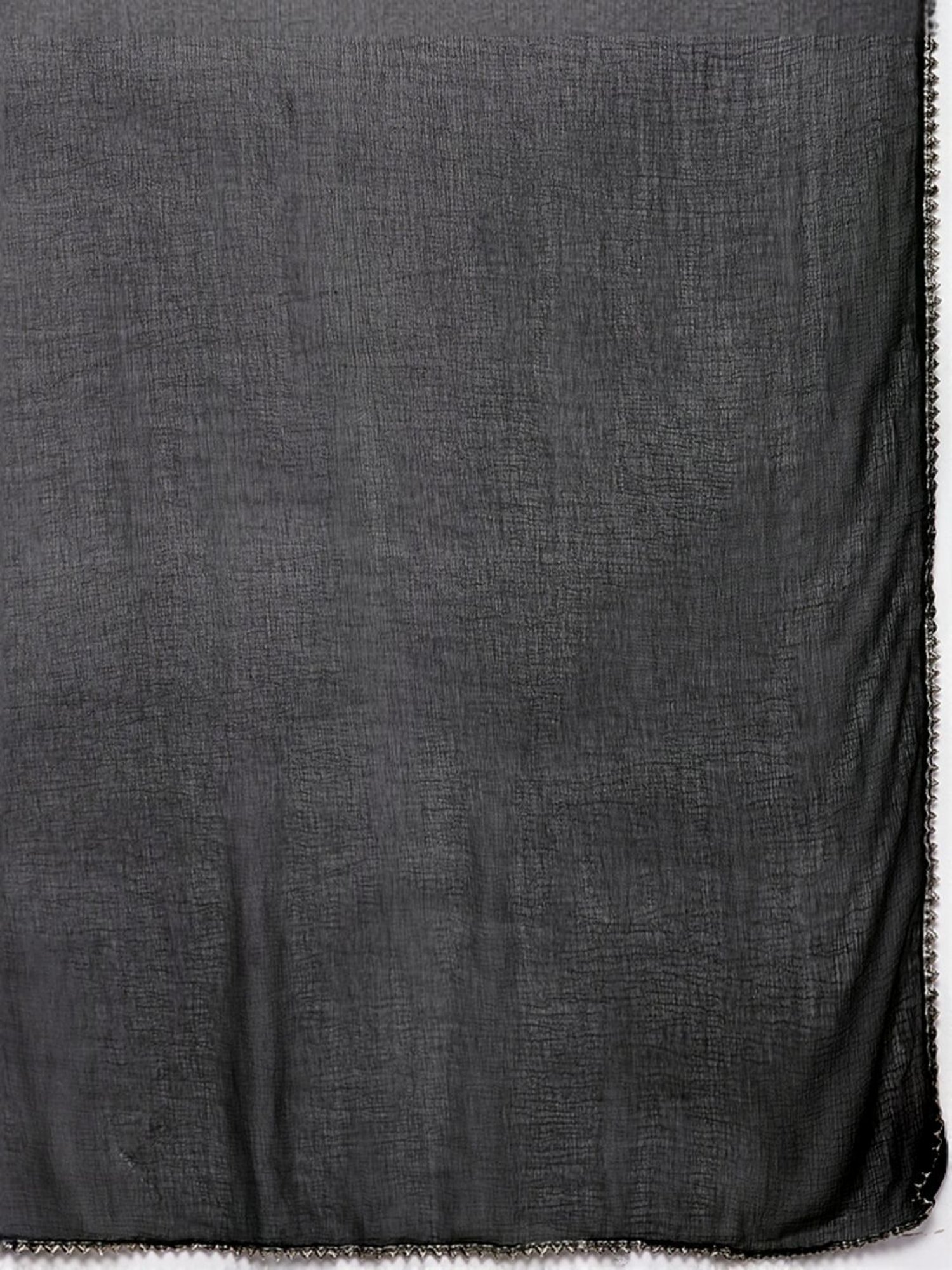 Varanga Off-White & Black Embroidered Kurta Palazzo Set With Dupatta