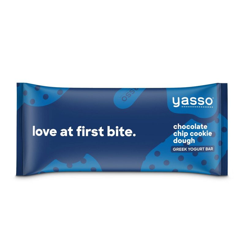 Yasso Frozen Greek Yogurt - Chocolate Chip Cookie Dough Bars - 4ct