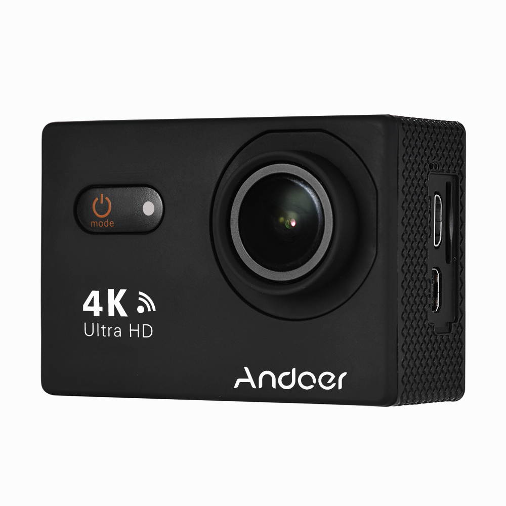 Andoer AN9000 4K 16MP WiFi Action Sports Camera 1080P FHD 2" Touchscreen 170&deg; Wide Angle Lens with Hard Case Support 4X Zoom Waterproof 40m