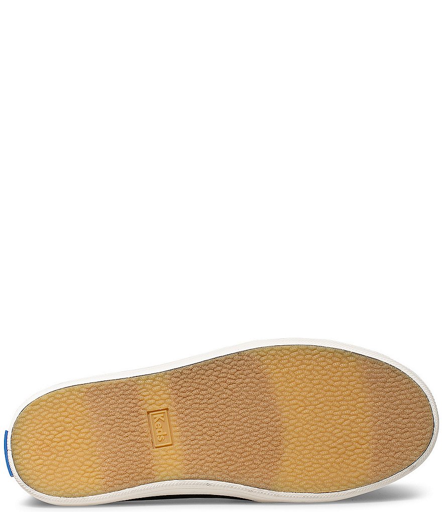 Keds Keds x kate spade new york Girls' Double Decker Leather Slip-On Sneakers (Youth)