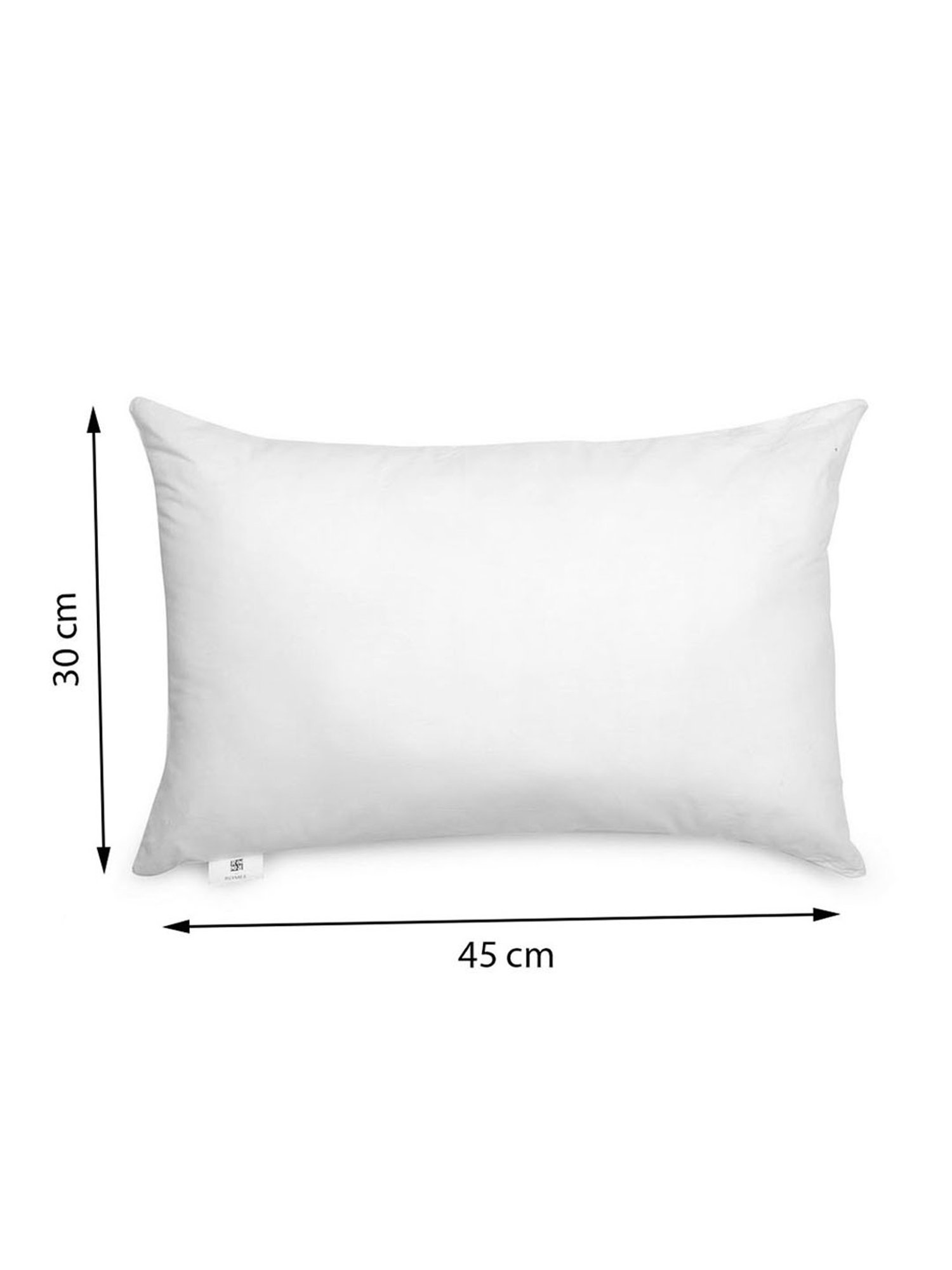 Romee White Microfibre Solid Cushions