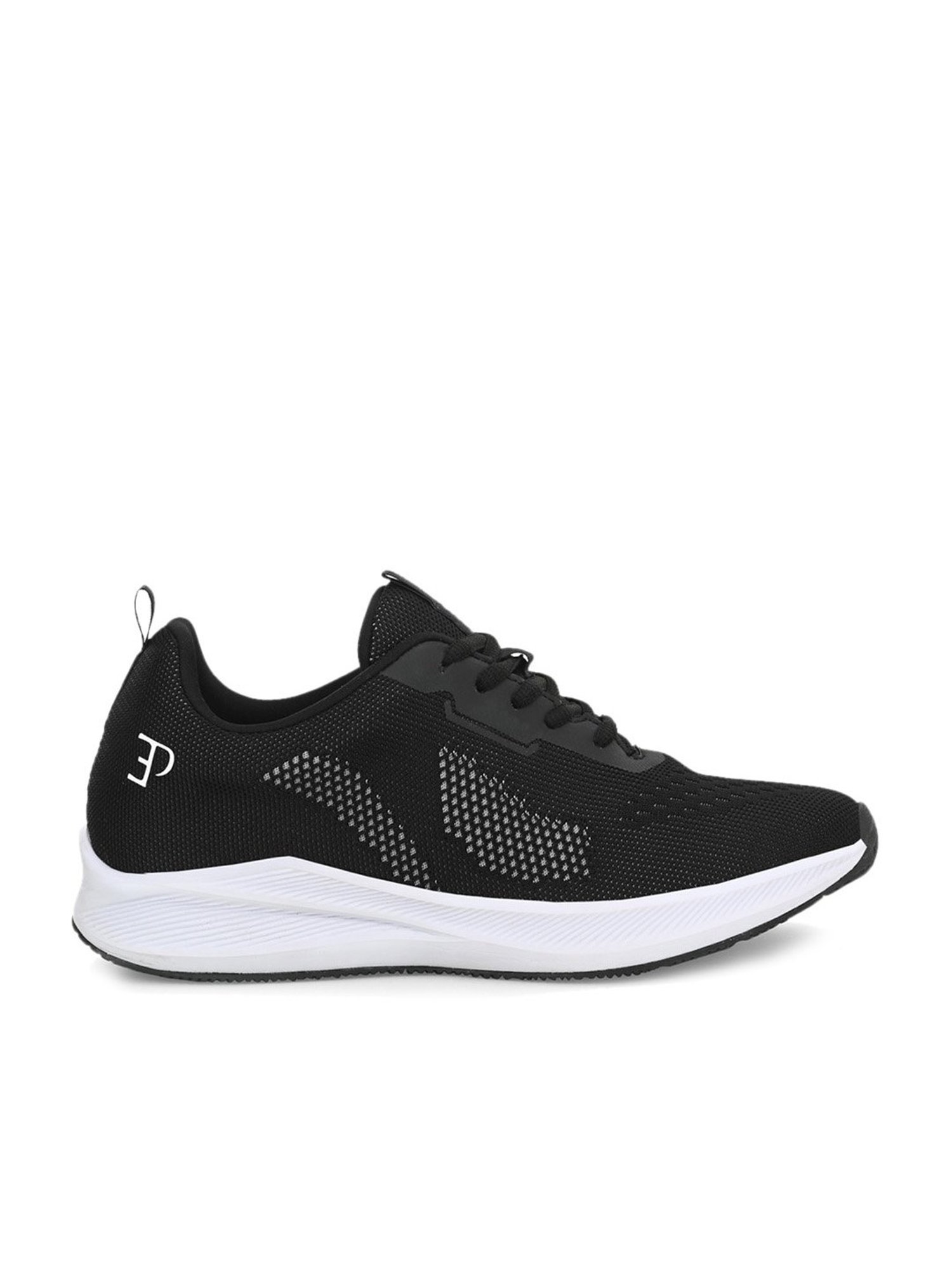 El Paso Men's Black Running Shoes