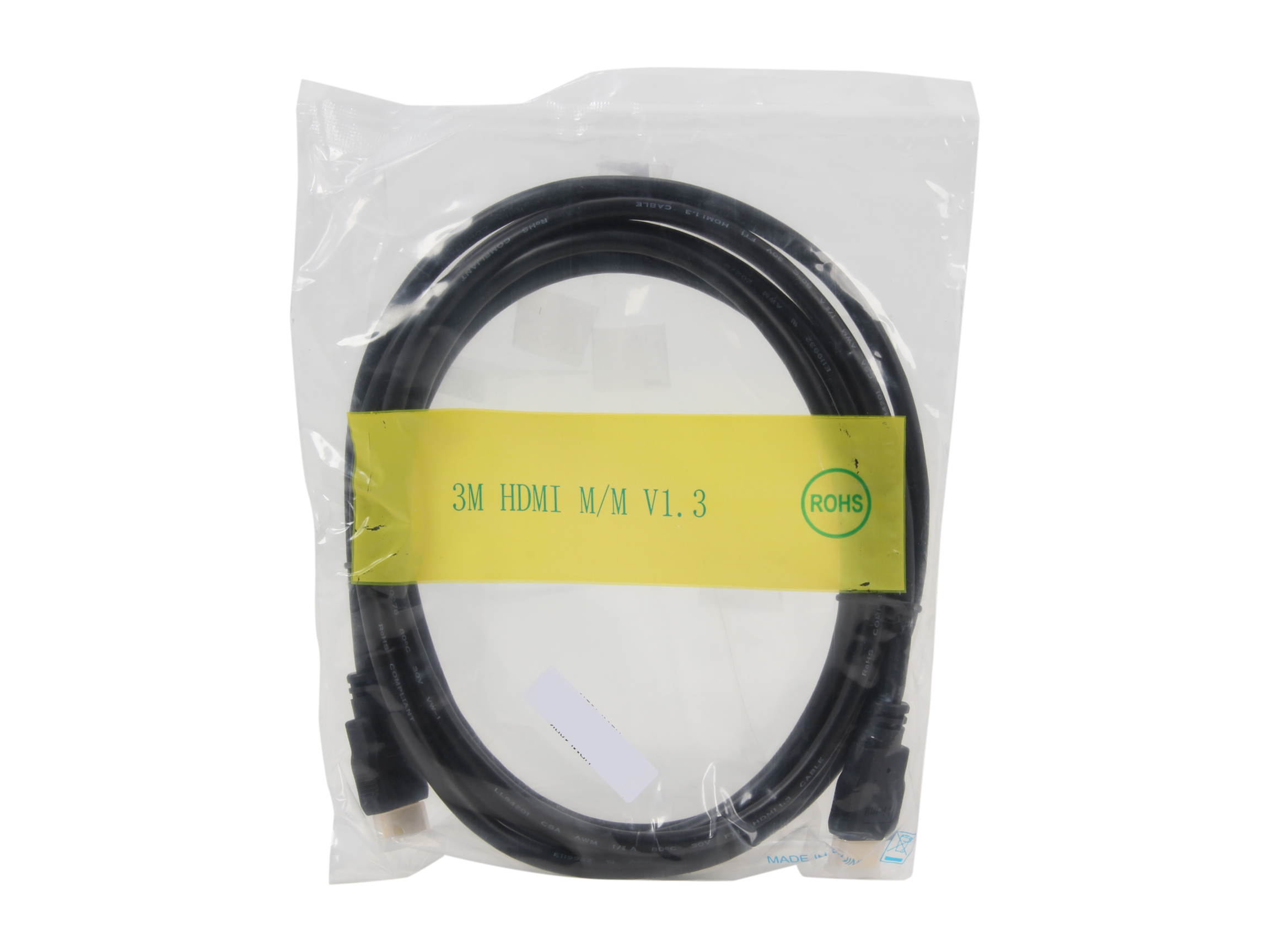 Kaybles HDMI-10BK 10 ft. Heavy Duty HDMI Cable Standard Speed with Gold Plated Connector