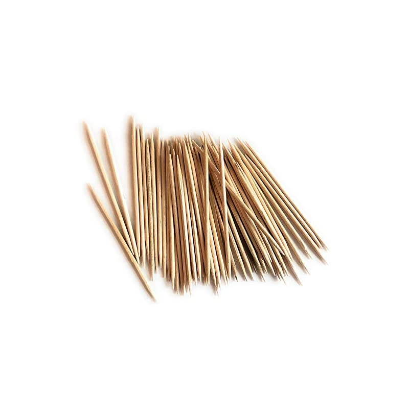 Natural White Birch Wooden Toothpicks For Best Oral Care - Keep Your Teeth Clean At All Times - For Arts & Crafts Or Parties - 800 Premium Quality Biodegradable Toothpicks by West Products