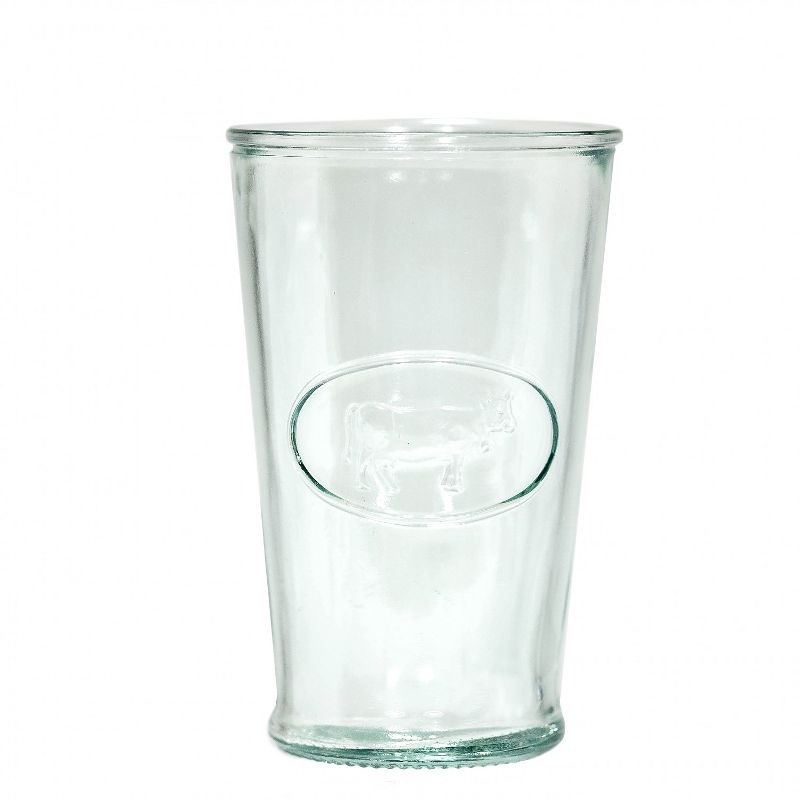 4pk Embossed Glass Drinkware Tall - Hearth & Hand™ with Magnolia