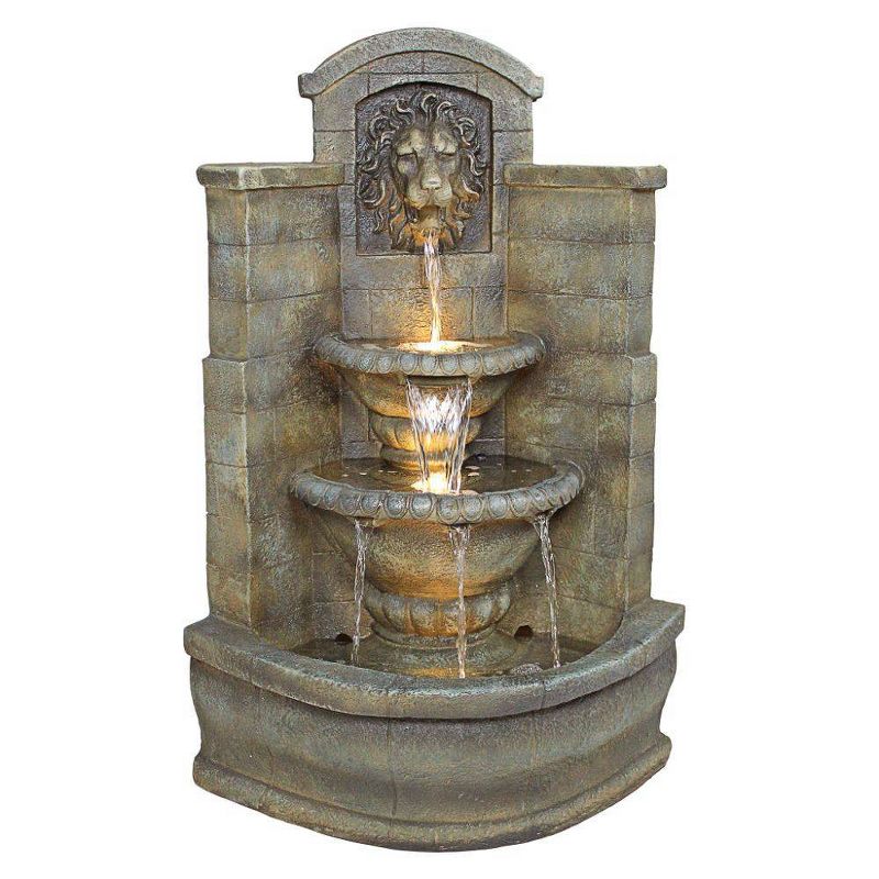 Saint Remy Lion Corner Fountain - Acorn Hollow