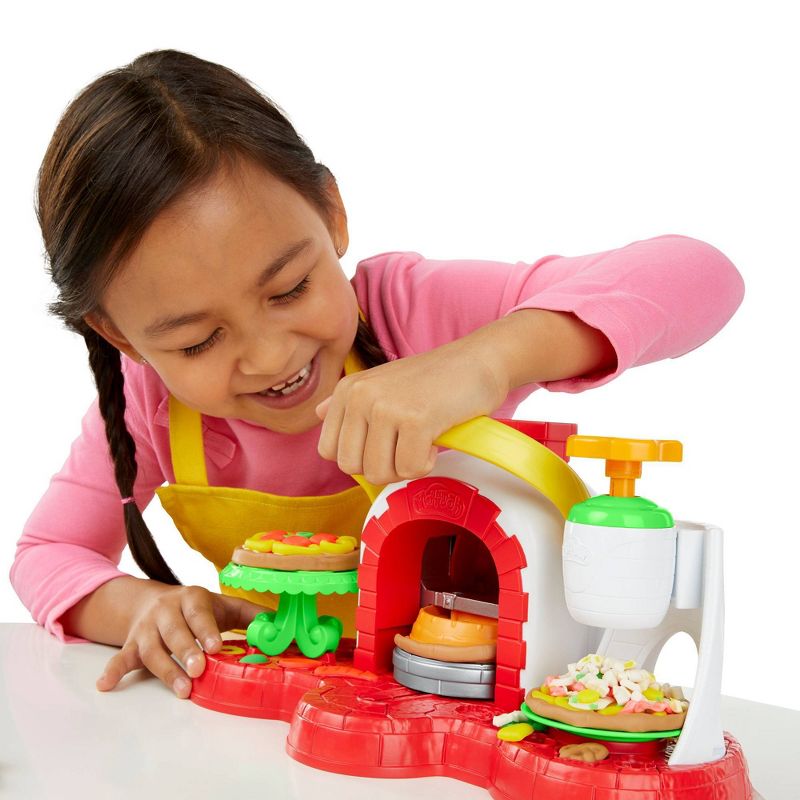 Play-Doh Stamp 'n Top Pizza Oven Toy with 5 Non-Toxic Play-Doh Colors