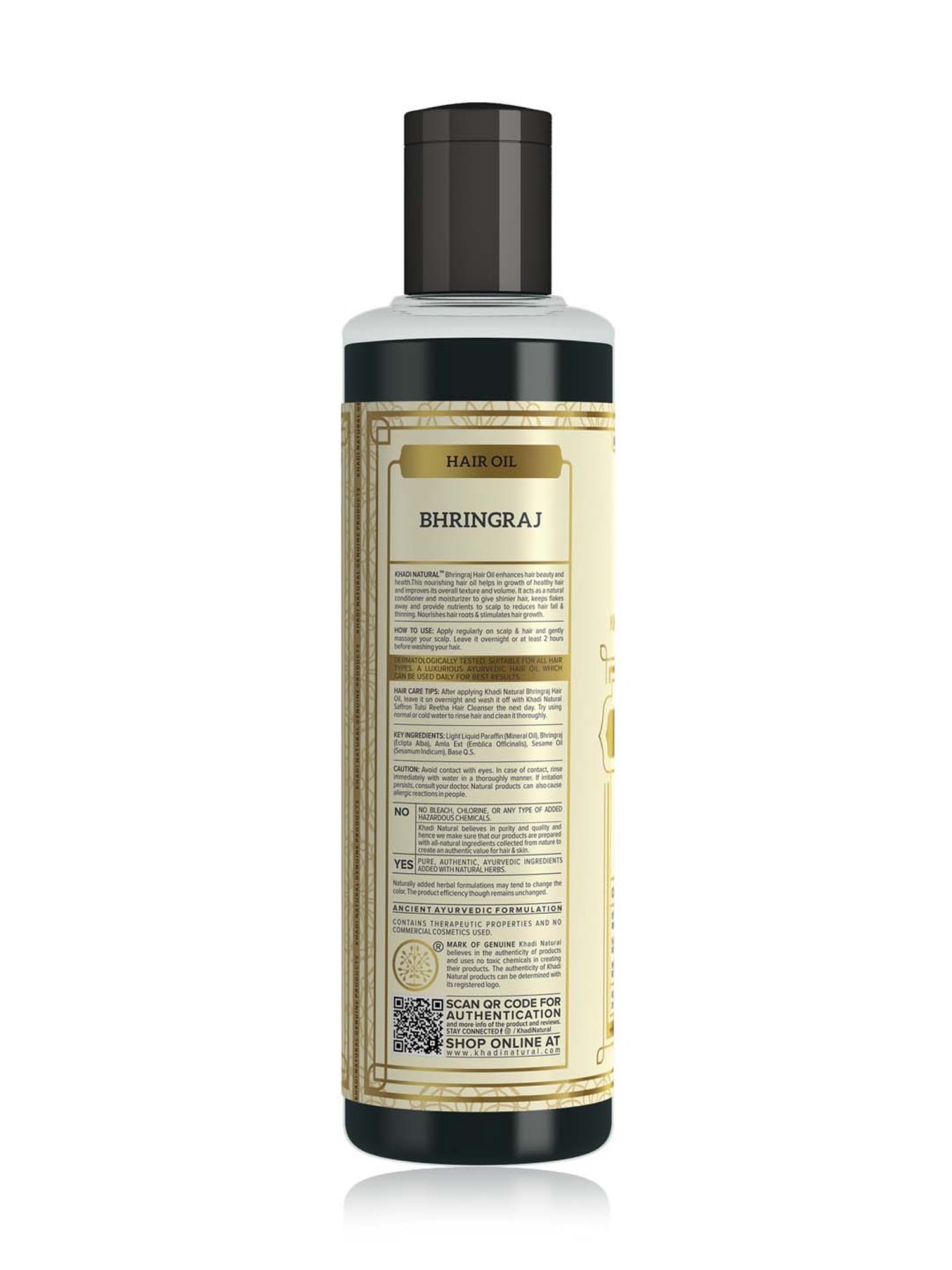 Khadi Natural Bhringraj Hair Oil Pack of 2 - 420 ml