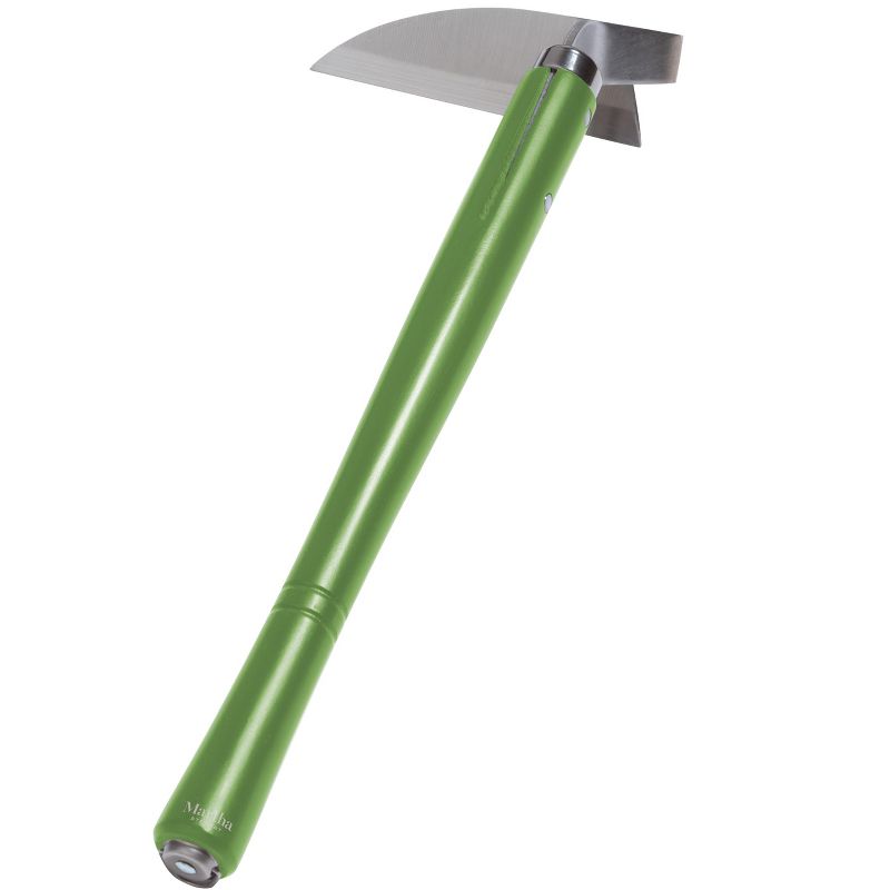 Martha Stewart MTS-JGHW1 Japanese Artisanal Stainless Steel Garden Hoe and Weeder | 4.5-Inch Blade | 12-Inch Handle.