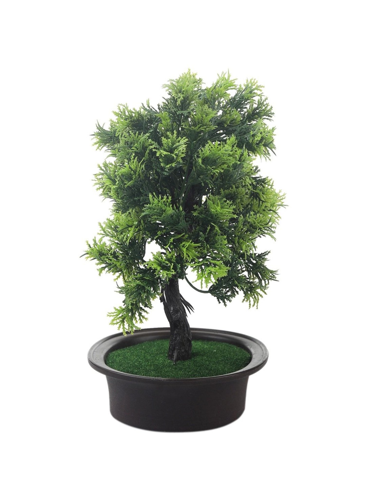 Foliyaj Multicolor Plastic Artificial Y Shape Bonsai Tree