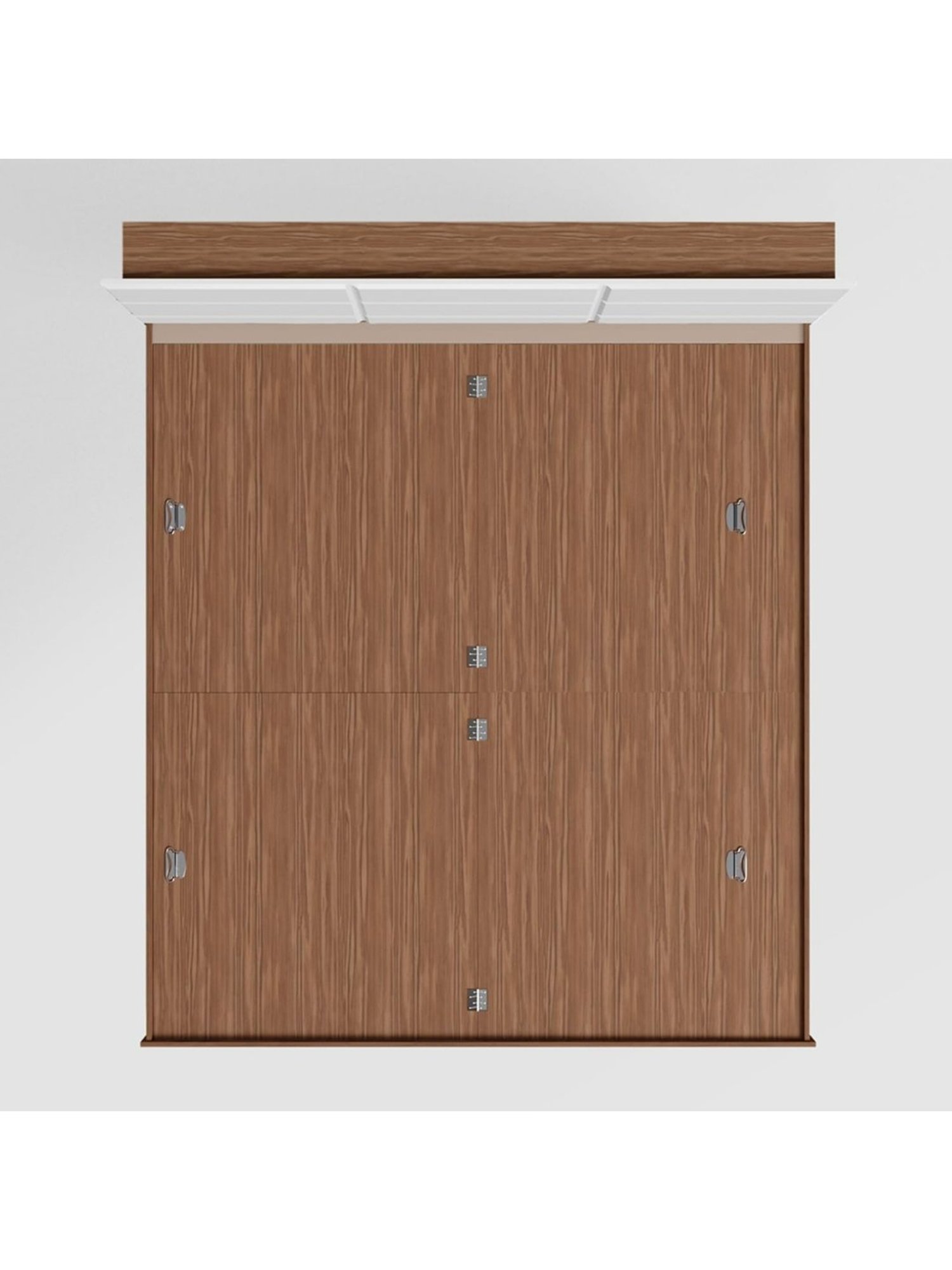 Godrej Interio Chocolate Wee White Engineered Wood Queen Bed with Box Storage